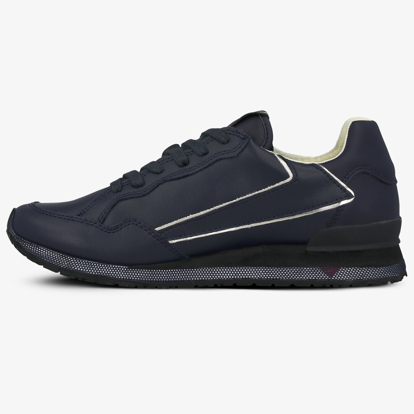 Męskie sneakersy (buty) GUESS GENOVA fm6genlea12navy kolor granatowy