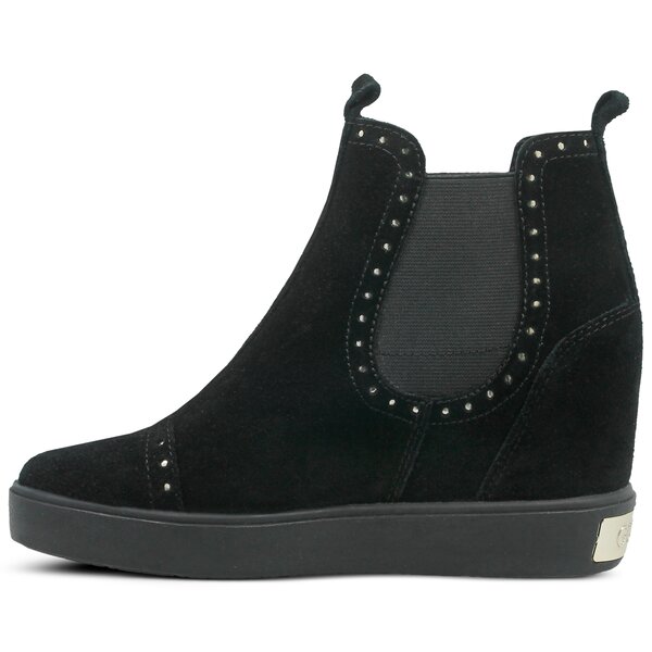 Damskie buty za kostkę GUESS FREDDIE flfrd3sue12black kolor czarny