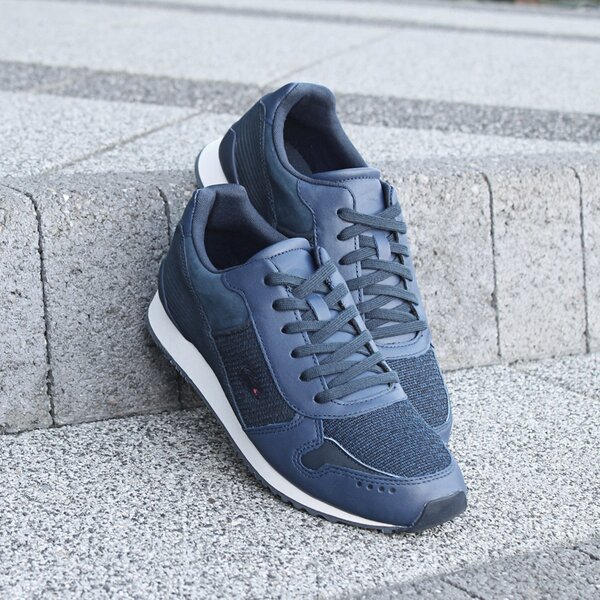 Męskie sneakersy (buty) LACOSTE TRAJET LTM  730lem1000bn1 kolor granatowy