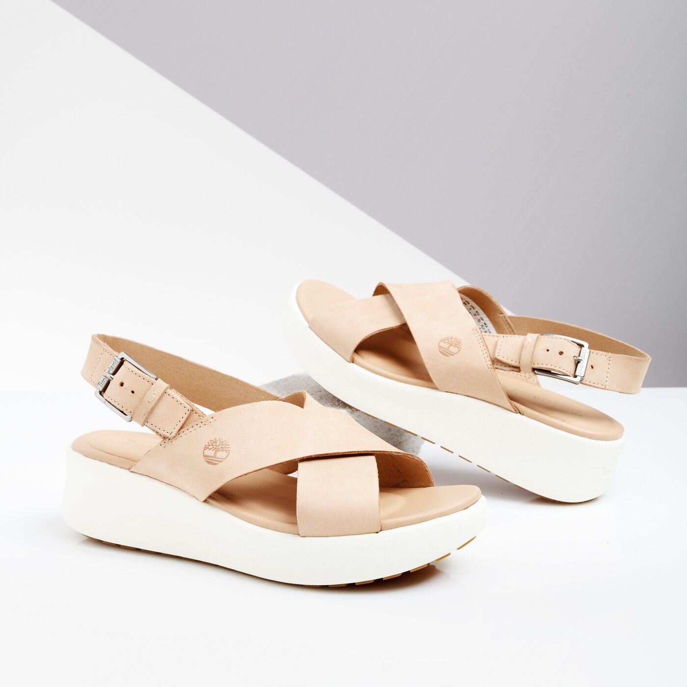 Damskie sandały TIMBERLAND LOS ANGELES WIND SLINGBAC tb0a1wxjl451 kolor beżowy