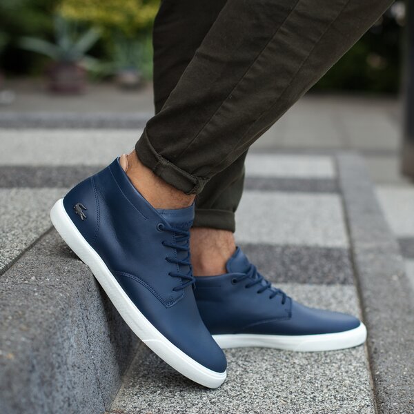 Męskie trampki LACOSTE ESPERE CHUKKA 317 1 734cam0013003 kolor granatowy