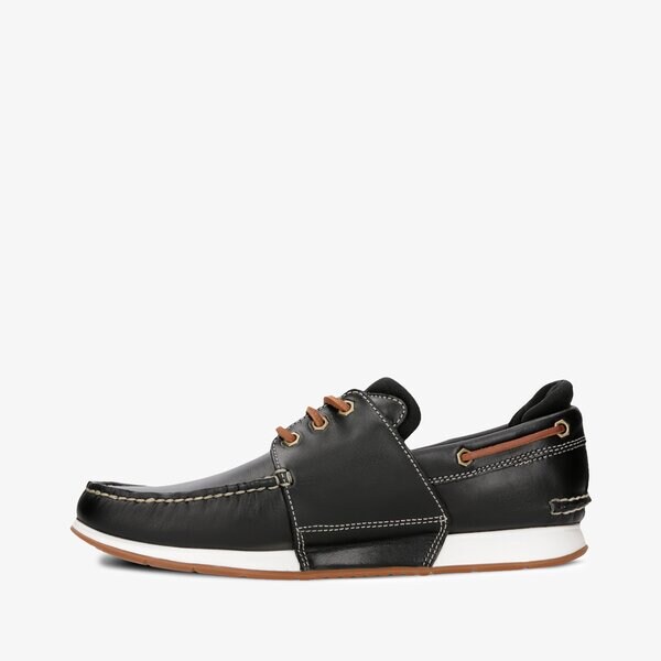 Męskie mokasyny TIMBERLAND HEGER'S BAY 3 EYE BOAT tb0a241v0011 kolor czarny