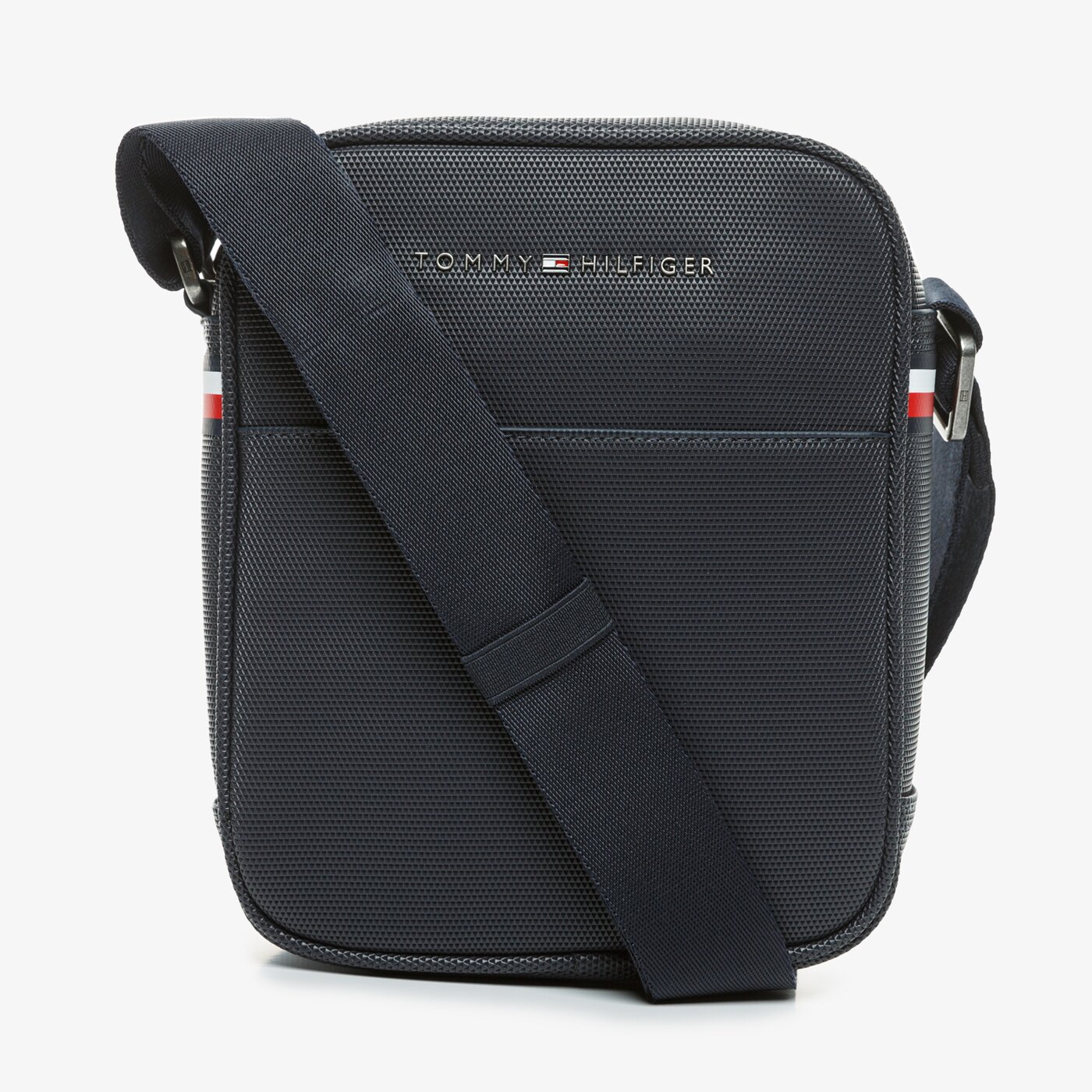 TOMMY HILFIGER TORBA ESSENTIAL PIQUE MINI REPORTER am0am05274cjm kolor granatowy