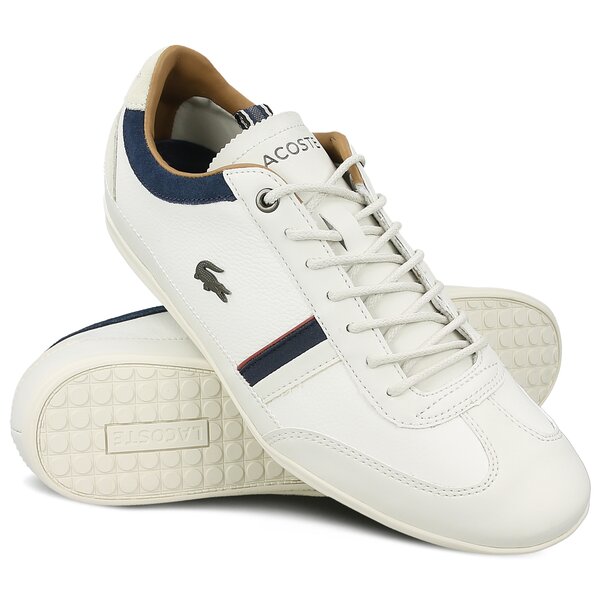 Męskie sneakersy (buty) LACOSTE MISANO 118 2 735cam0081wn1 kolor biały
