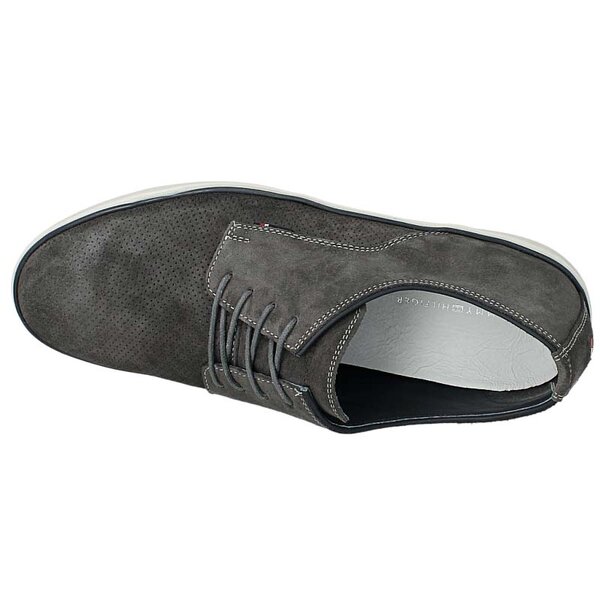 Męskie półbuty TOMMY HILFIGER G2285EORGE 1B1 fm56820602051 kolor szary