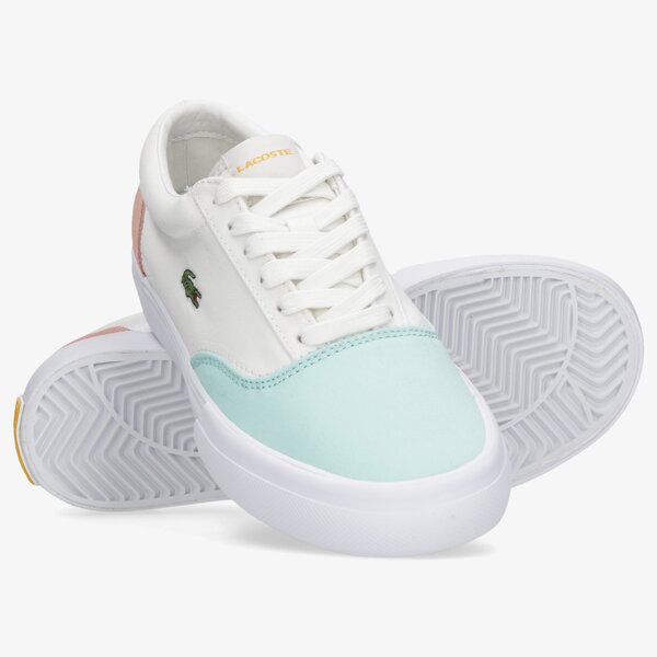 Damskie trampki LACOSTE JUMP SERVE LCE 0722 2 CFA 743cfa0007t66 kolor biały