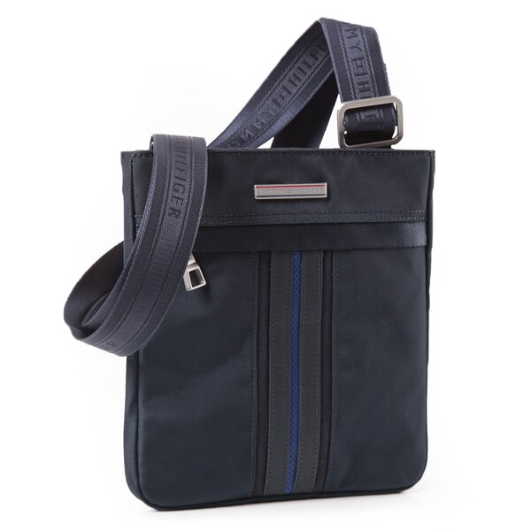 TOMMY HILFIGER TORBA JEREMY FLAT CROSSOVER bm56927314403 kolor granatowy