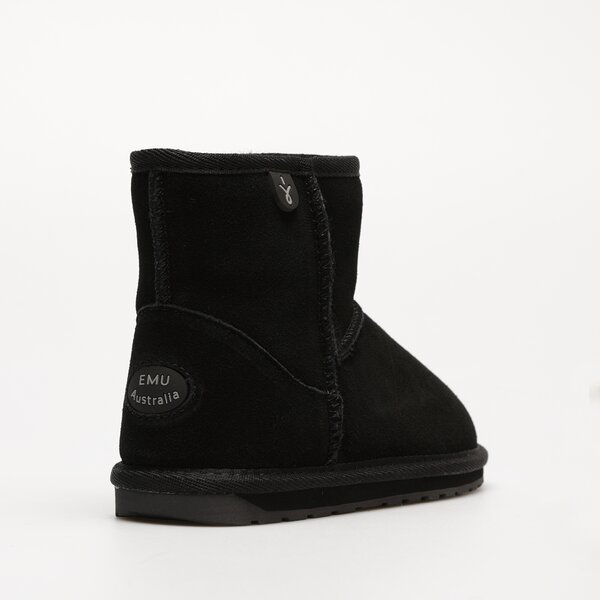 Dziecięce buty za kostkę EMU AUSTRALIA WALLABY MINI  k10103black kolor czarny