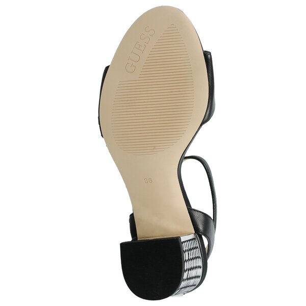 Damskie sandały GUESS RENEE flrne1lea03black kolor czarny