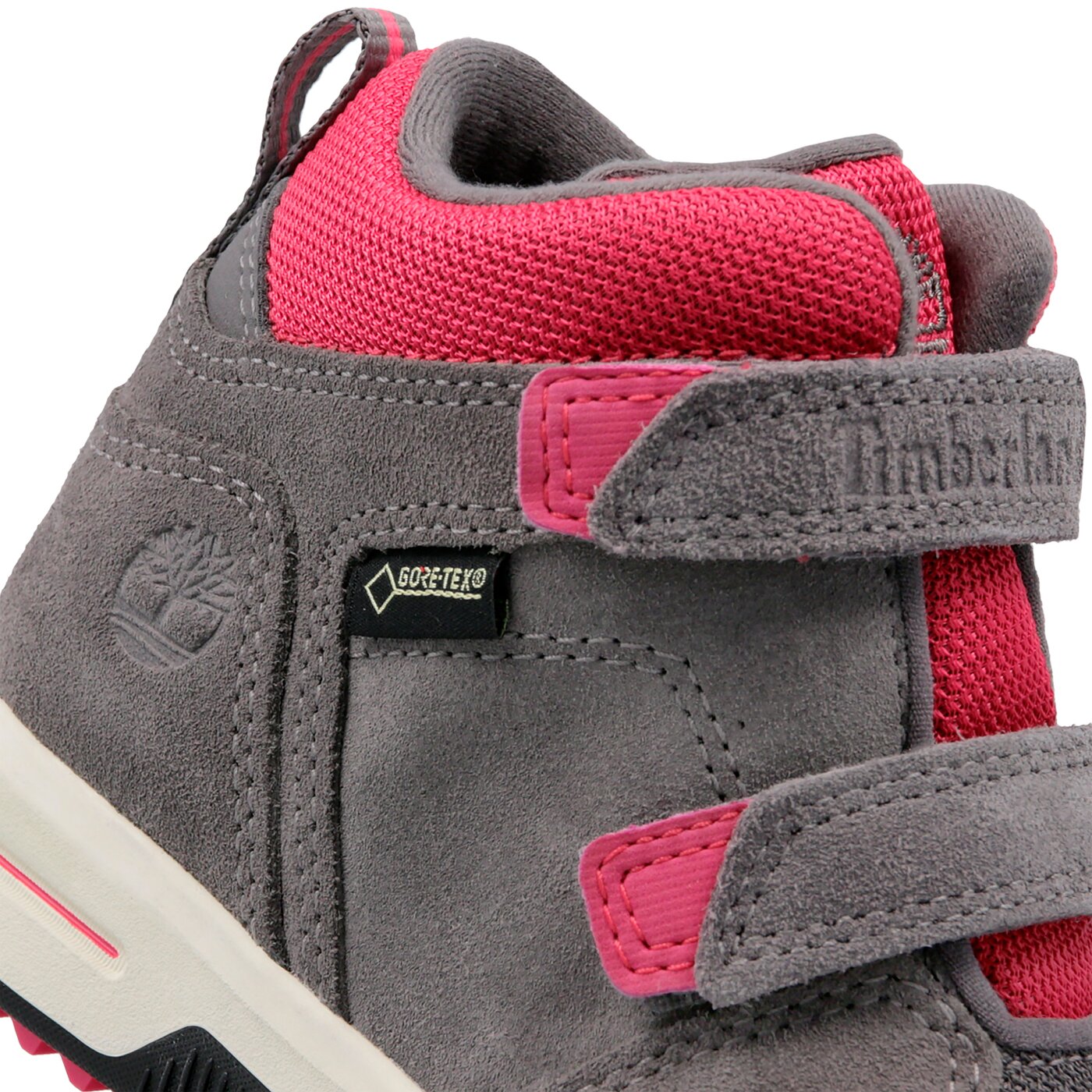 Dziecięce buty outdoor / trekkingowe TIMBERLAND CITY STOMPER MID GTX a1ucw kolor szary