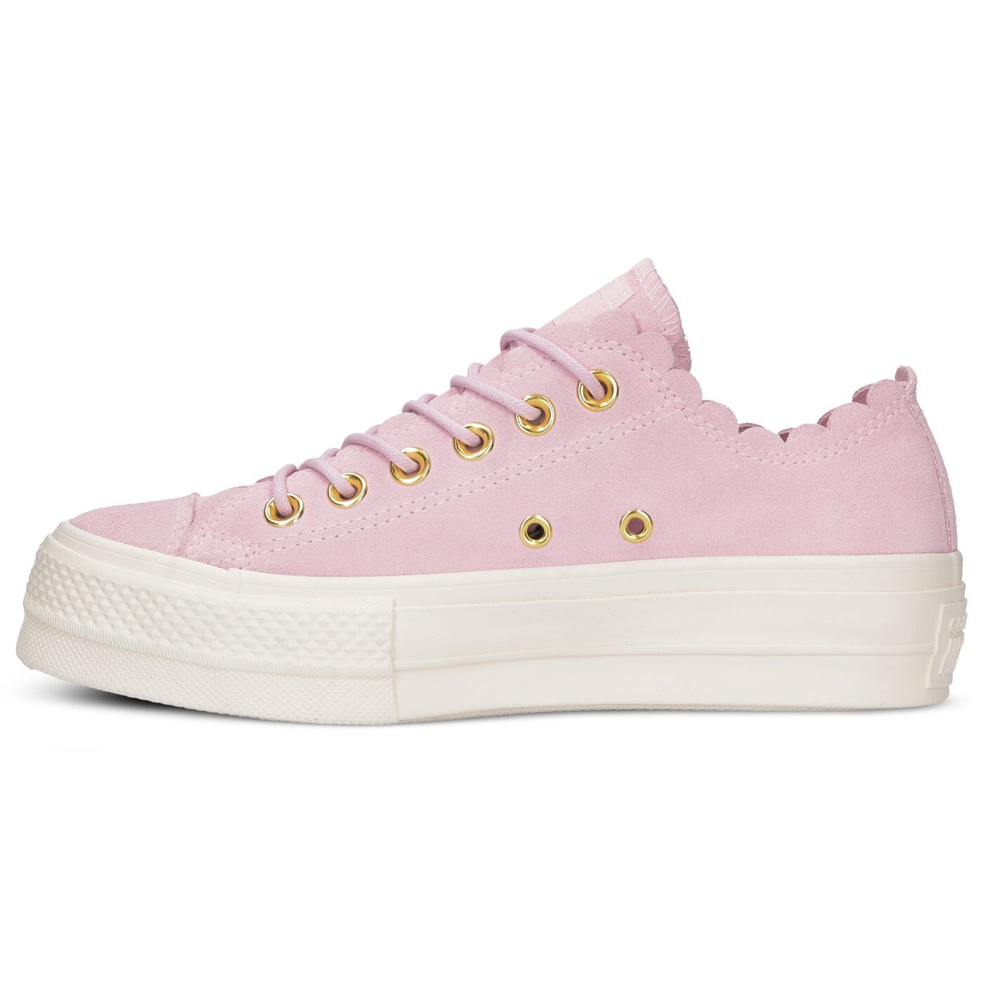 Damskie trampki CONVERSE CHUCK TAYLOR ALL STAR LIFT SCALLOP c563500 kolor różowy