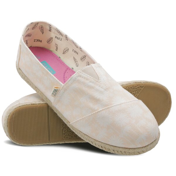 Damskie espadryle PAEZ ORIGINAL RAW CLASICC PRINT DAISY 1930201s0008-512 kolor różowy