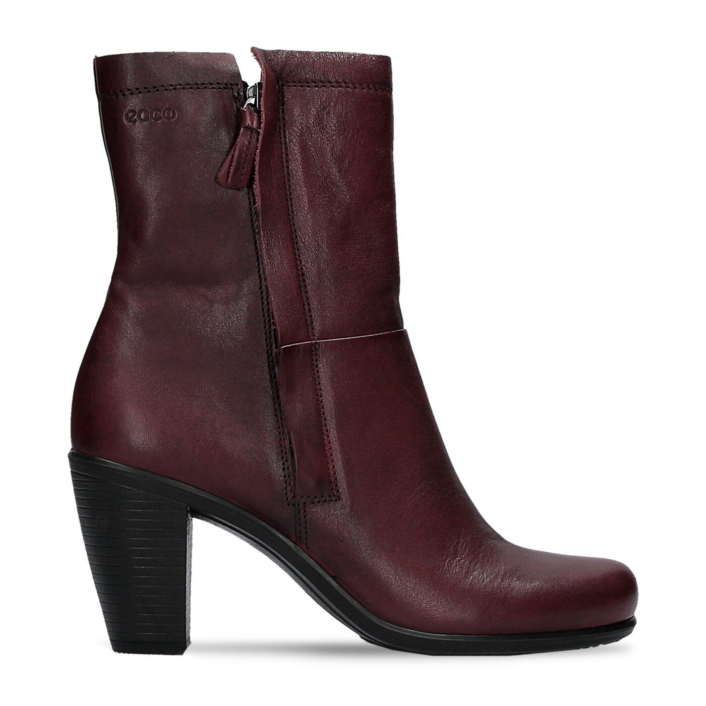 Damskie botki / sztyblety ECCO TOUCH 75B 26360302237 kolor brązowy