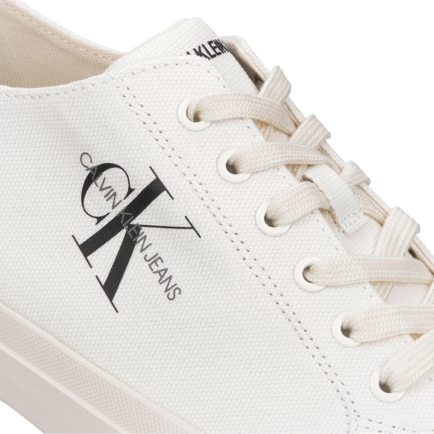 Męskie trampki CALVIN KLEIN IACO CANVAS s0593biw kolor biały