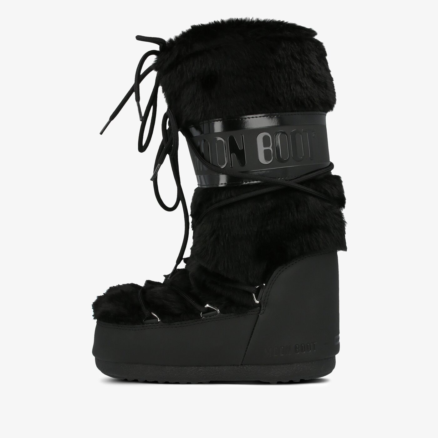 Damskie śniegowce MOON BOOT CLASSIC FAUX FUR  14089000001 kolor czarny