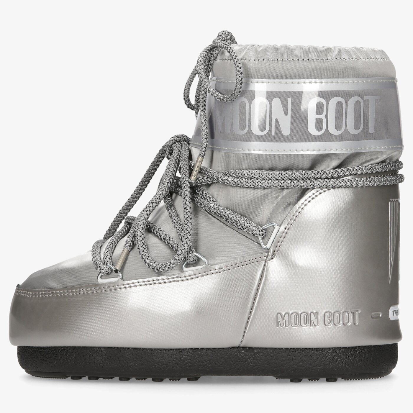 Damskie śniegowce MOON BOOT ICON LOW GLANCE #14093500002# kolor srebrny