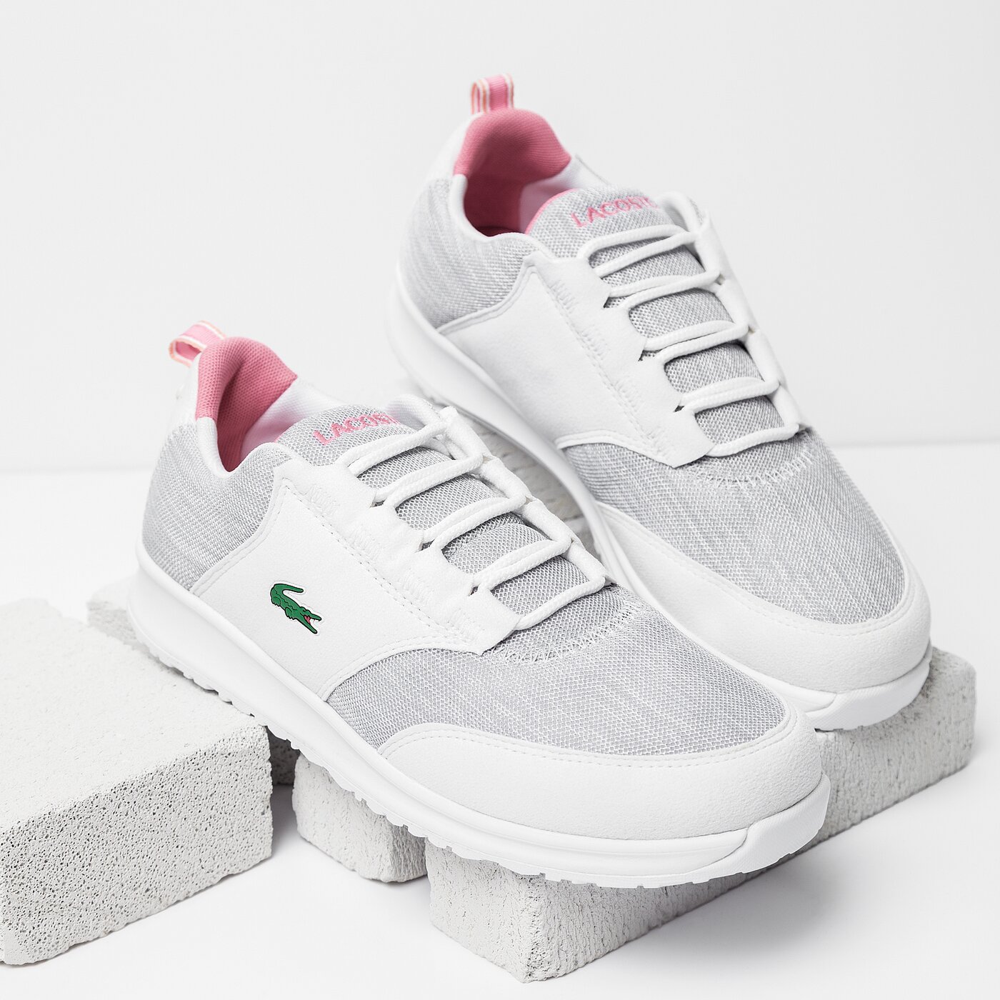 Dziecięce sneakersy (buty) LACOSTE L.IGHT 118 4 735spj0008b53 kolor biały