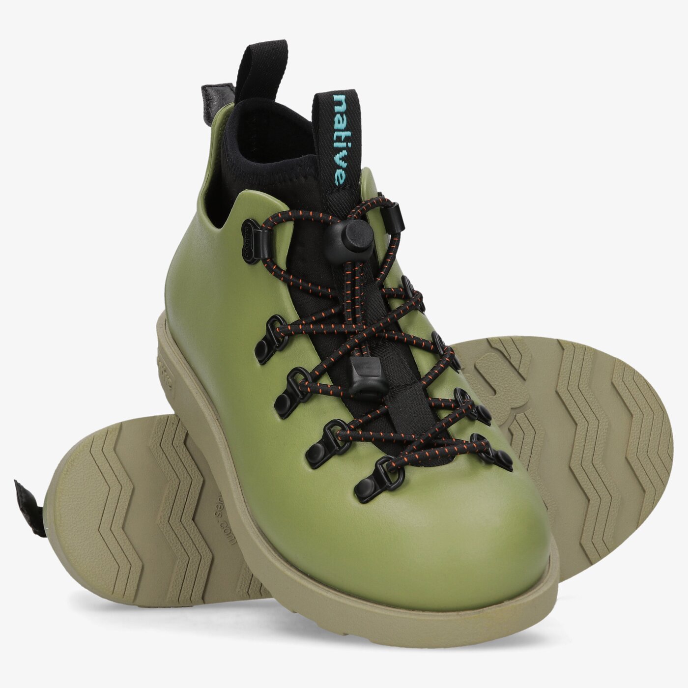 Dziecięce buty outdoor / trekkingowe NATIVE FITZSIMMONS CITYLITE BLOOM JUNIOR 32106848-3020 kolor zielony