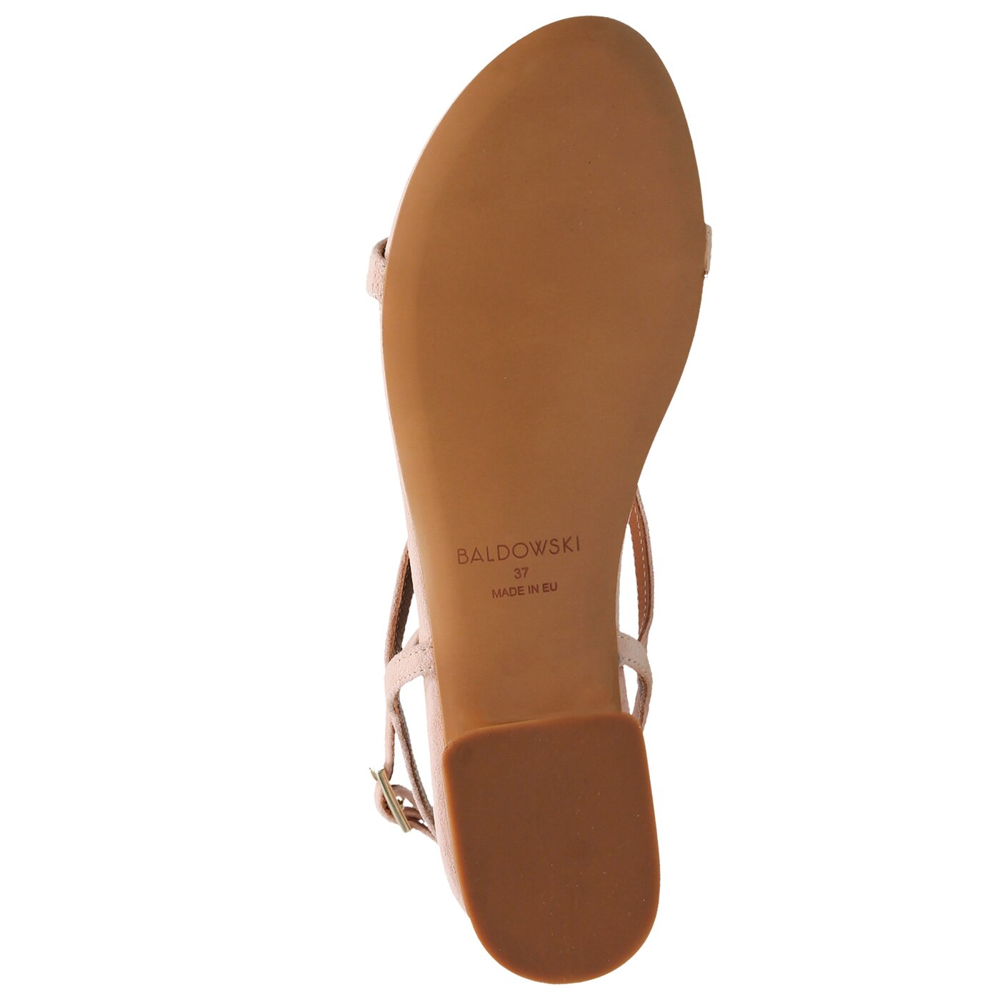 Damskie sandały BALDOWSKI SANDAŁY Z FALBANKĄ d02245/3211/005 kolor różowy