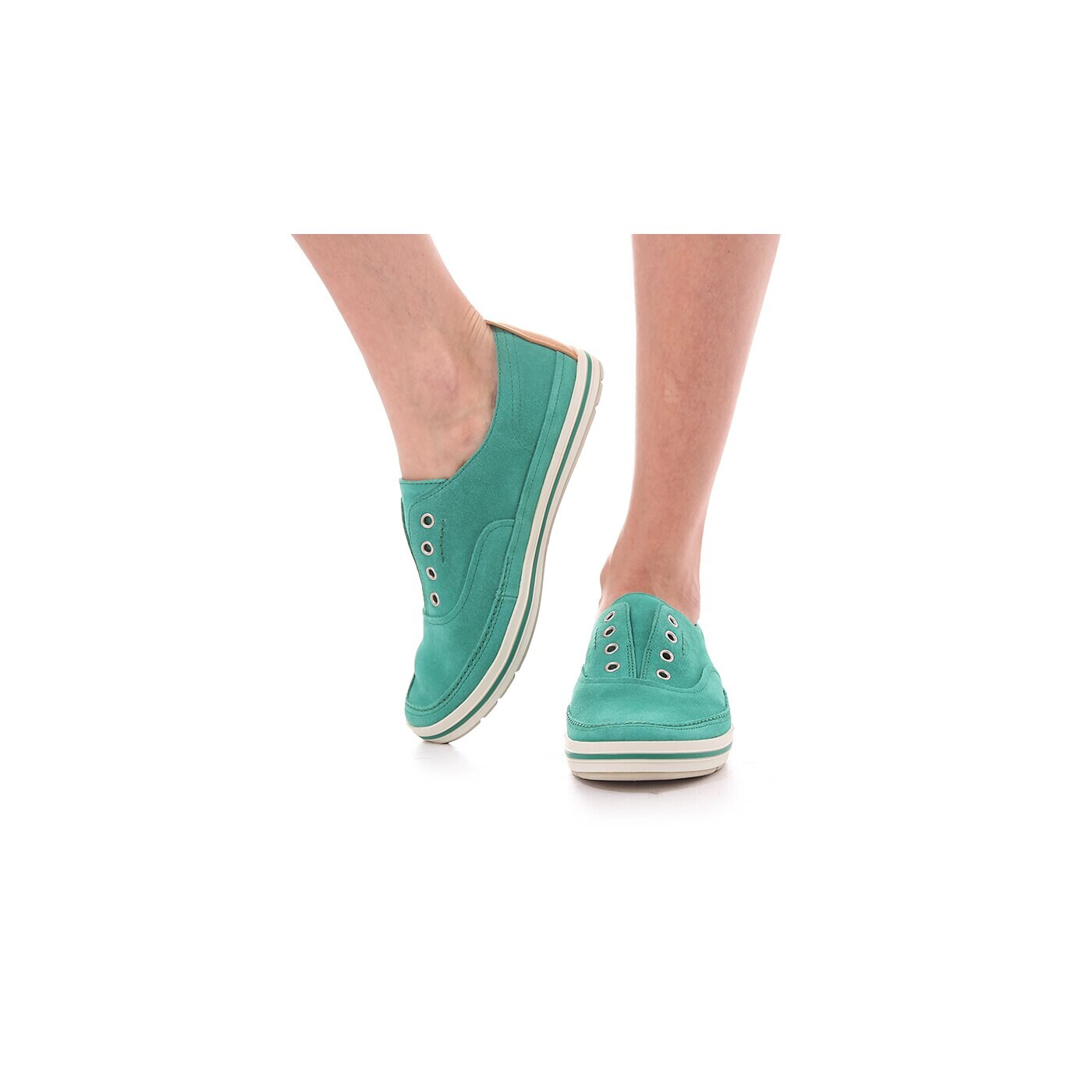 Damskie trampki TIMBERLAND EK CASCO BAY LACELESS SLIP ON 8846r kolor zielony