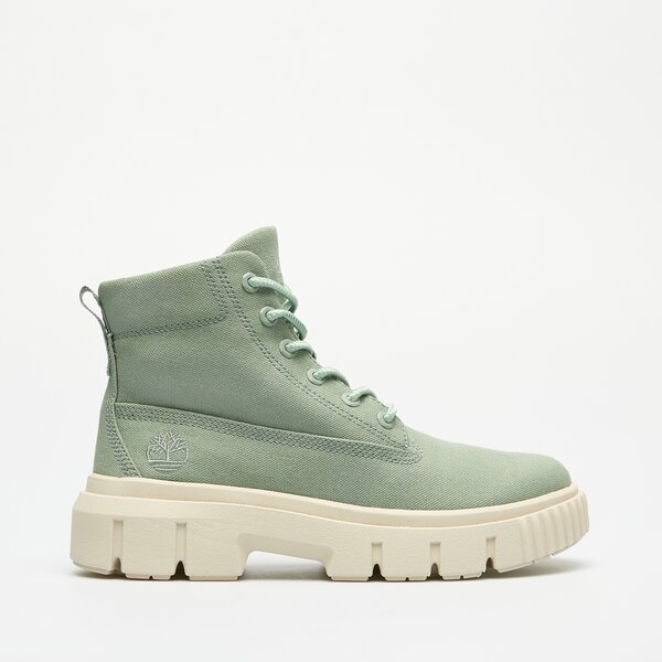 Damskie botki / sztyblety TIMBERLAND GREYFIELD MID LACE UP BOOT tb0a41w8er51 kolor zielony