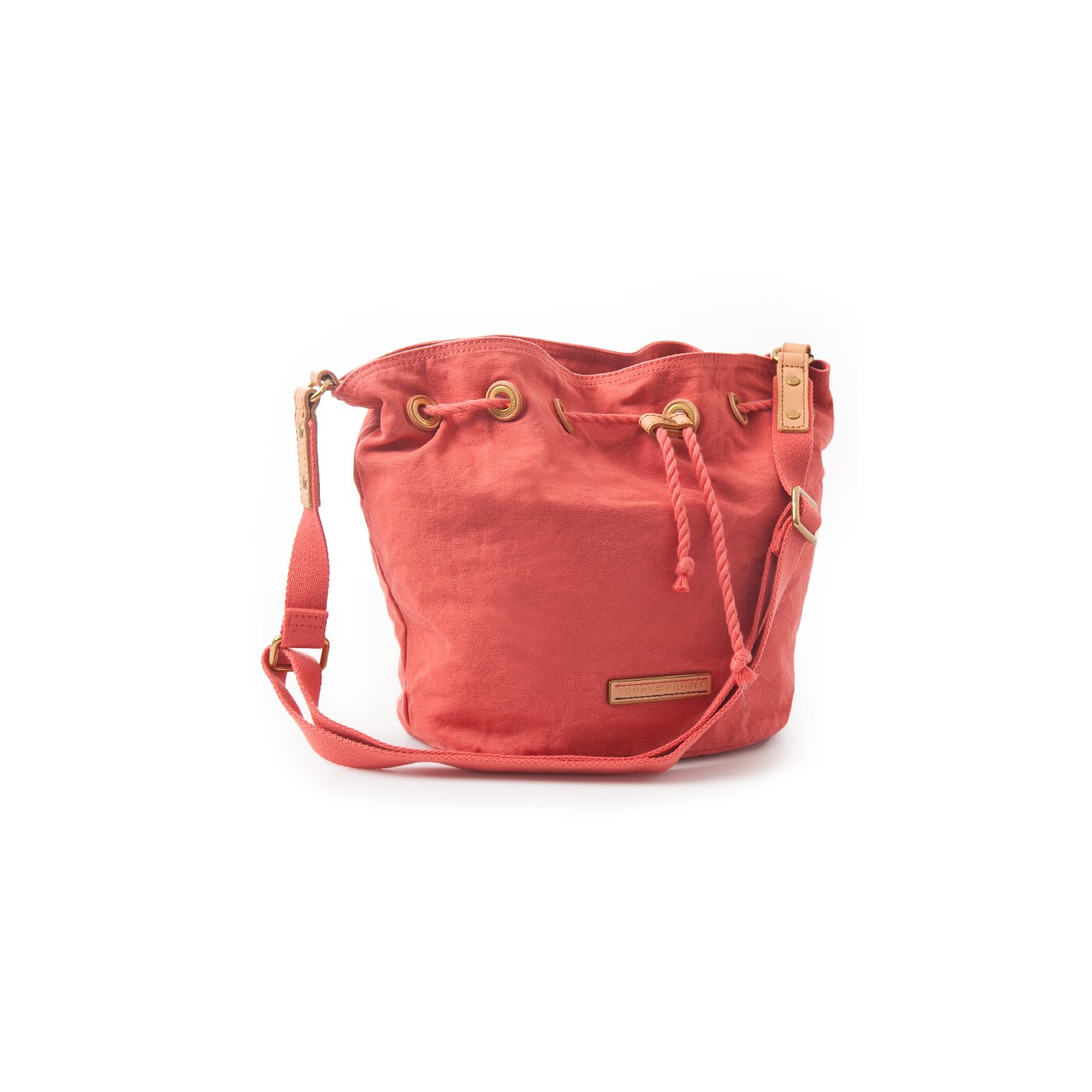 TOMMY HILFIGER TORBA CAS DALLAS SMALL DRAWSTRING bw56927385642 kolor czerwony