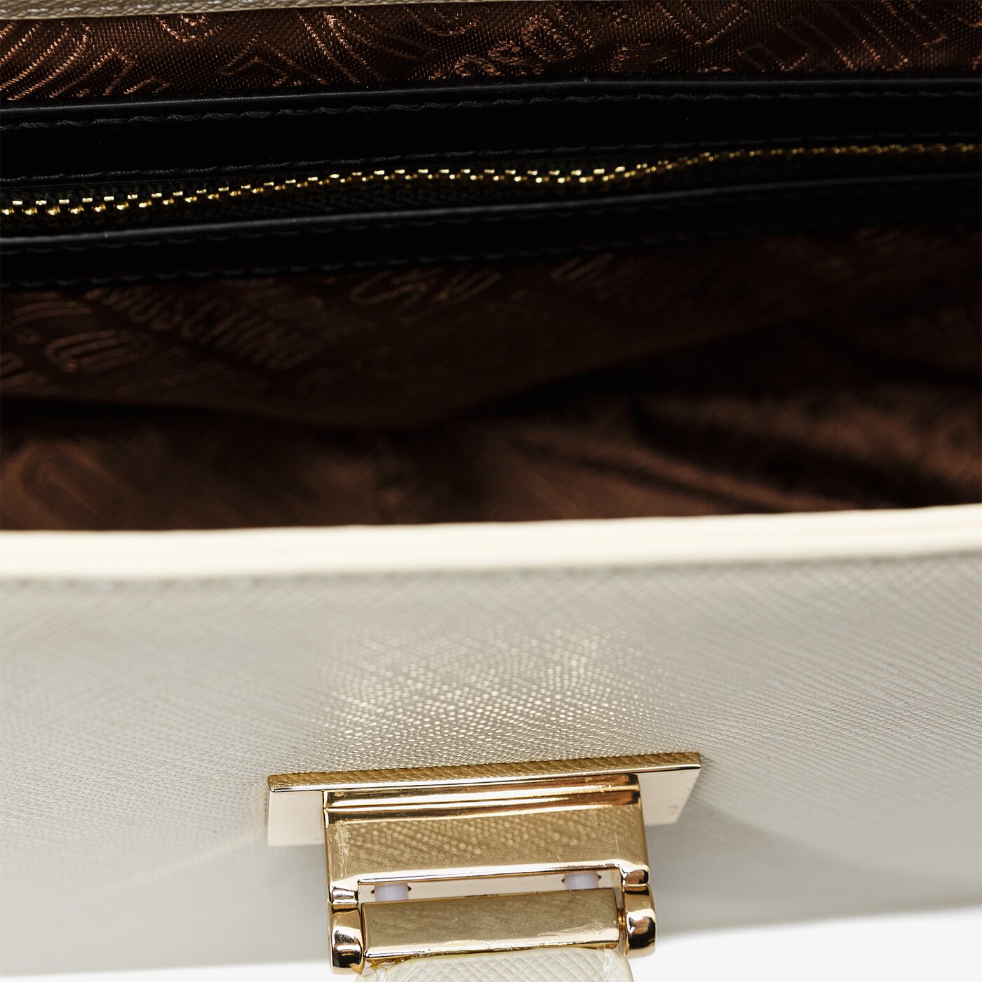 Damska torebka LOVE MOSCHINO TOREBKA THE ICE CREEM SCARF jc4241pp0akg0110 kolor beżowy