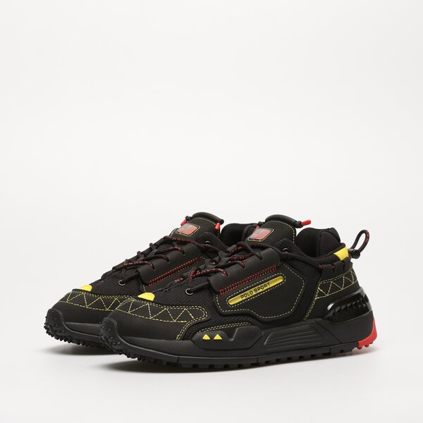 Męskie sneakersy (buty) POLO RL PS200 SNEAKERS LOW TOP LACE 809846170002 kolor czarny