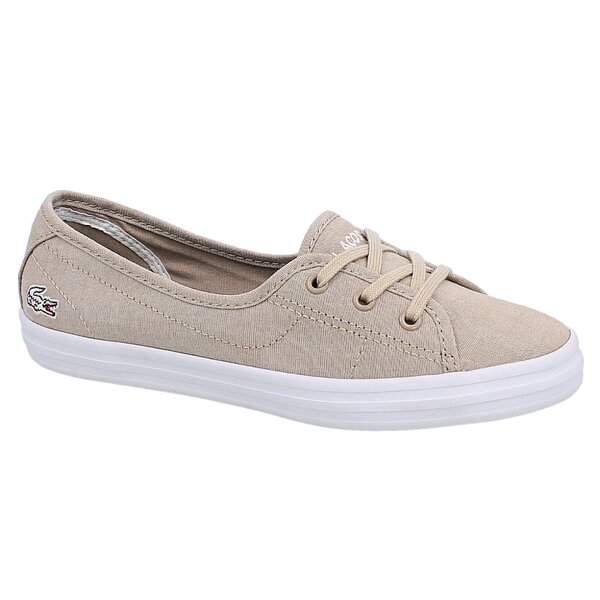 Damskie trampki LACOSTE ZIANE CHUNKY LIN 729spw2204nn1 kolor beżowy