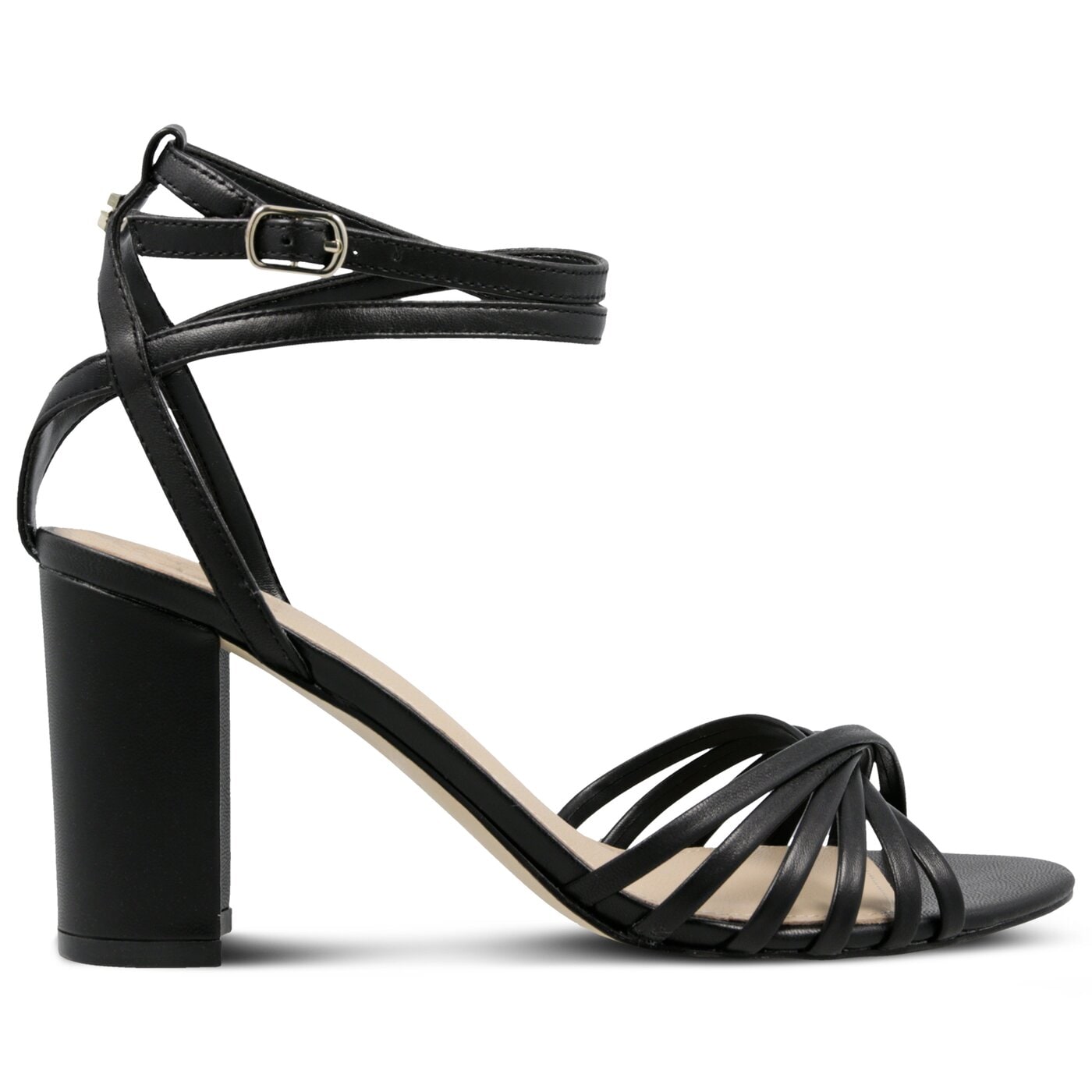 Damskie sandały GUESS MADESTA SANDAL fl6madlea03black kolor czarny