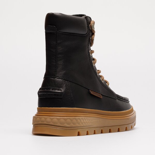 Damskie botki / sztyblety TIMBERLAND RAY CITY MOC TOE LACE UP tb0a5m3b0151 kolor granatowy