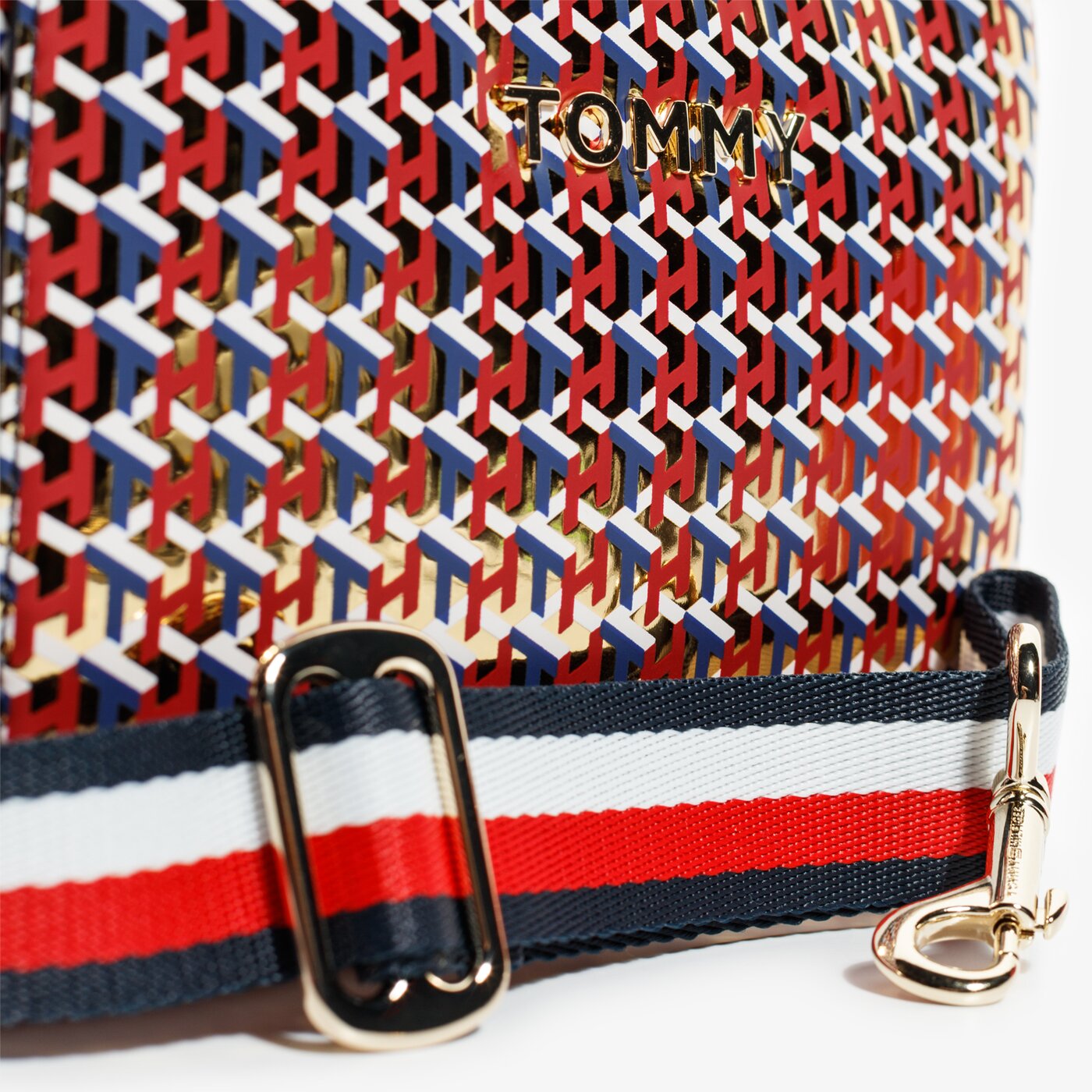 Damska nerka / saszetka TOMMY HILFIGER TOREBKA ICONIC TOMMY CROSSOVER MONO aw0aw075930h1 kolor multicolor