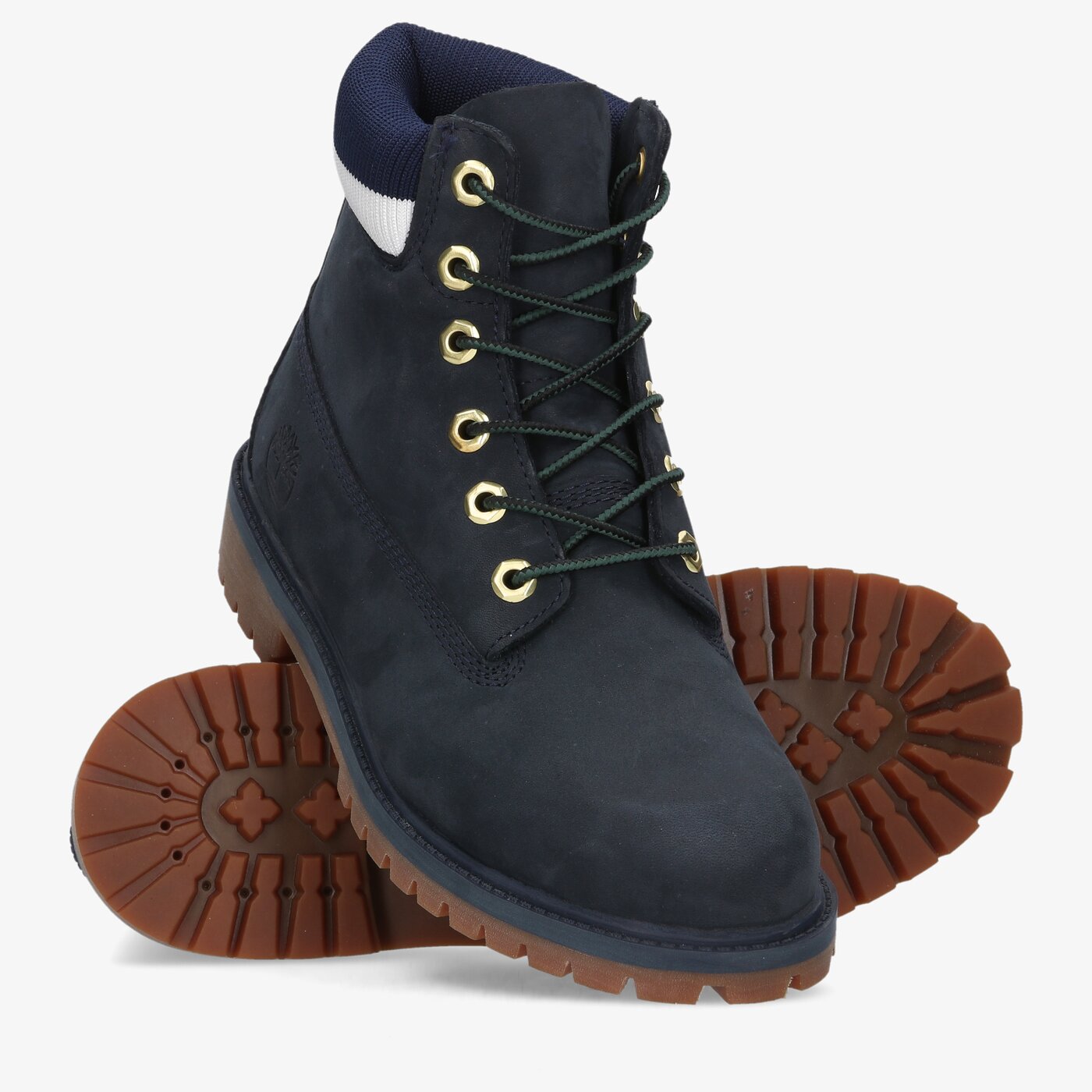Dziecięce trapery TIMBERLAND 6 IN PREMIUM WP BOOT tb0a2fp50191 kolor granatowy