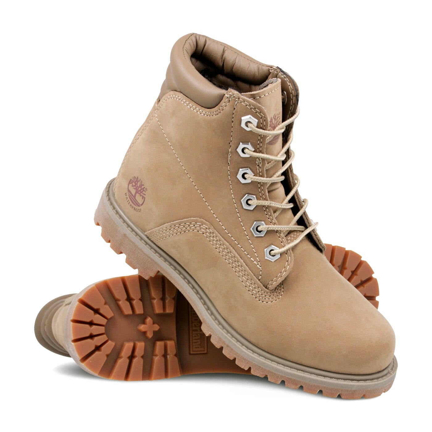 Damskie trapery TIMBERLAND WATERVILLE 6IN BASIC 8169r kolor brązowy