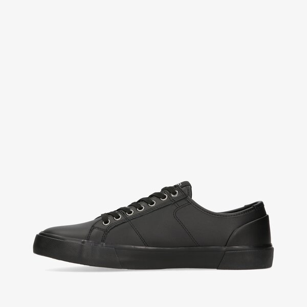 Męskie trampki TOMMY HILFIGER CORE CORPORATE LEATHER VULC fm0fm03999bds kolor czarny