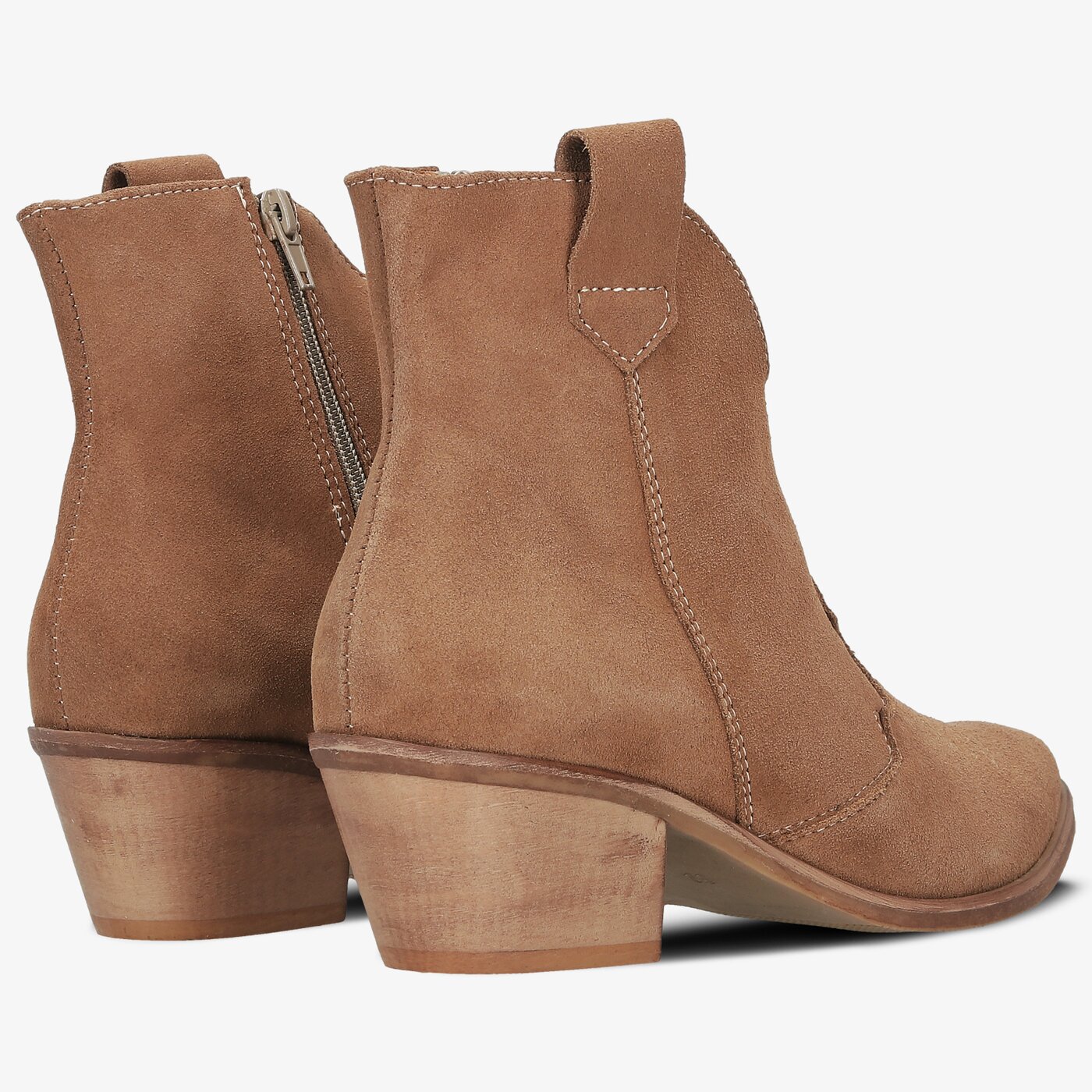 Damskie botki / sztyblety SYMBIOSIS PREMIUM ARIZONA GIRL sywc121004 kolor beżowy