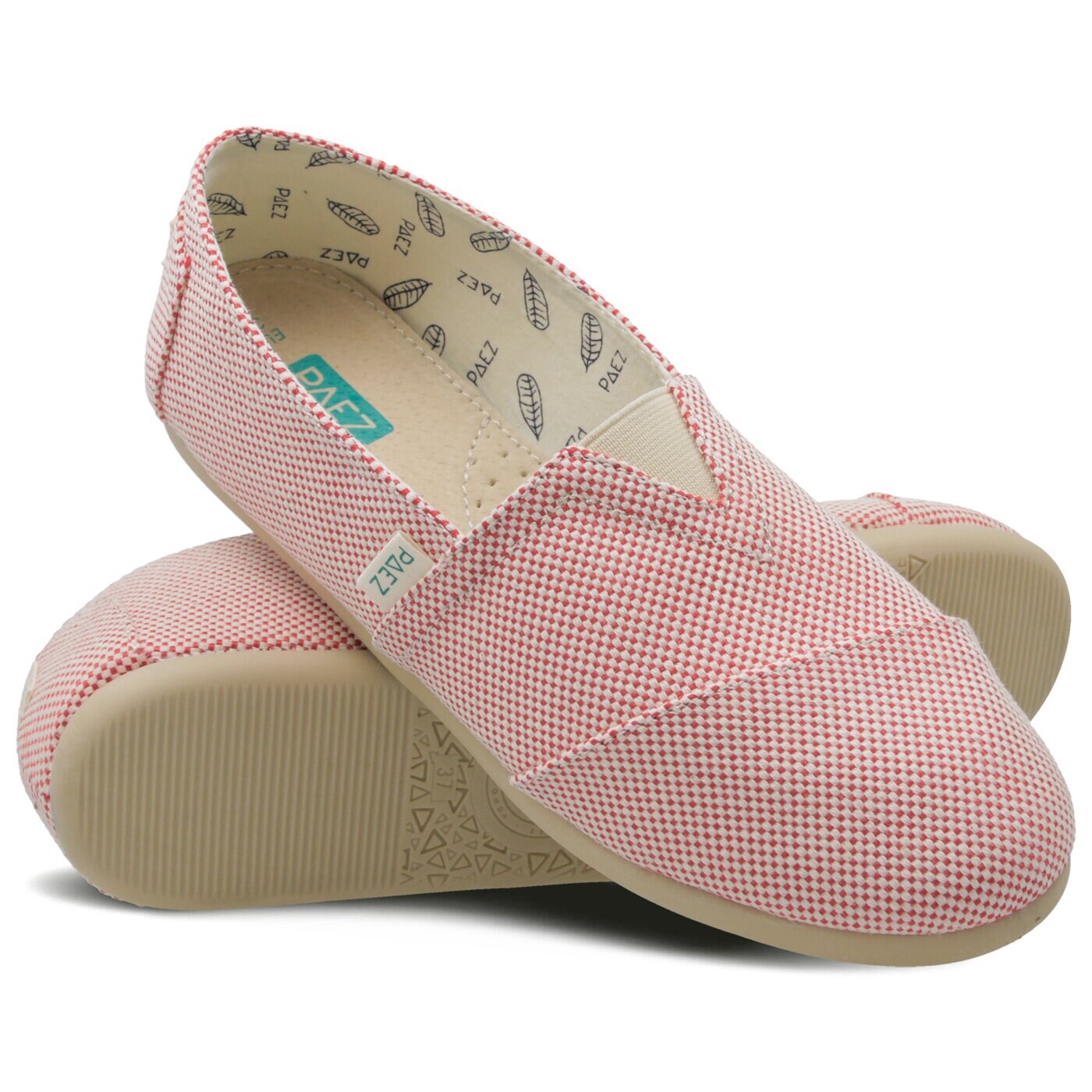 Damskie espadryle PAEZ ORIGINAL GUM CLASSIC PANAMA 1930501s1403-519 kolor czerwony