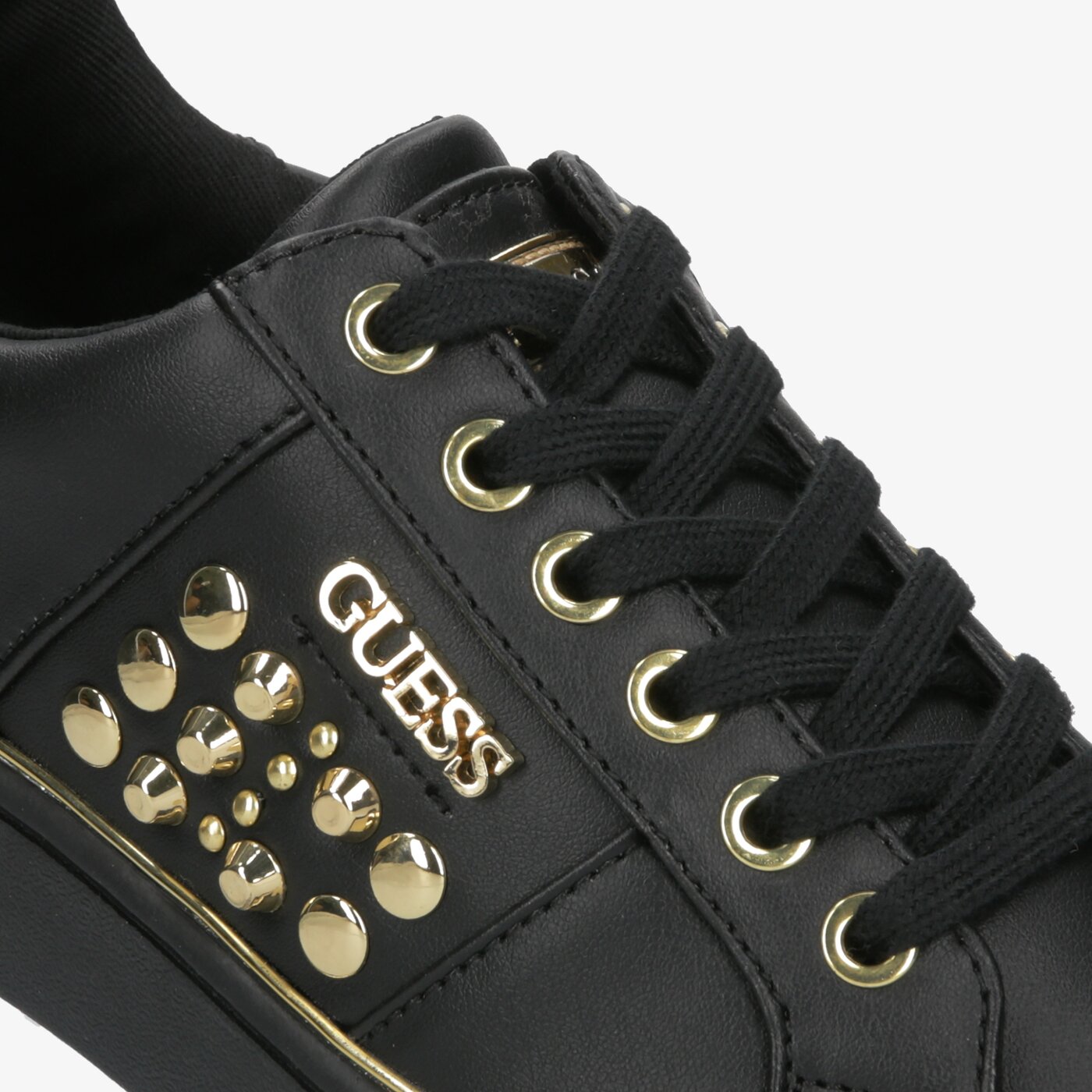 Damskie sneakersy (buty) GUESS BRANDIA fl7braele12blkbl kolor czarny