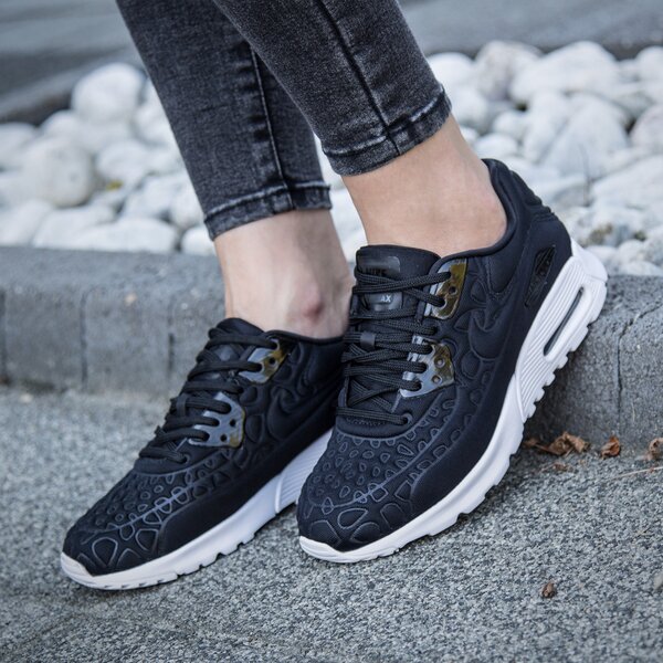 Damskie sneakersy (buty) NIKE W AIR MAX 90 ULTRA PLUSH 844886001 kolor czarny