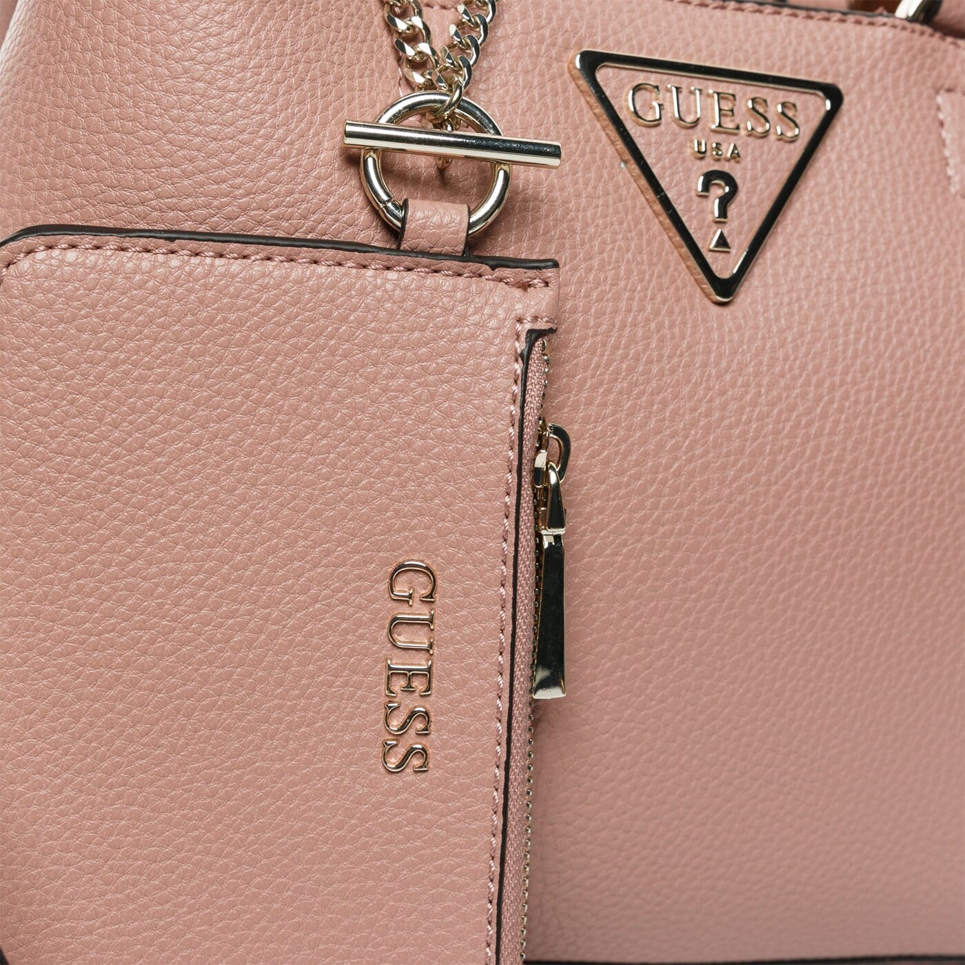 Damska torebka GUESS TOREBKA ARETHA GIRLFRIEND SATCHEL hwvg7439060rwo kolor różowy