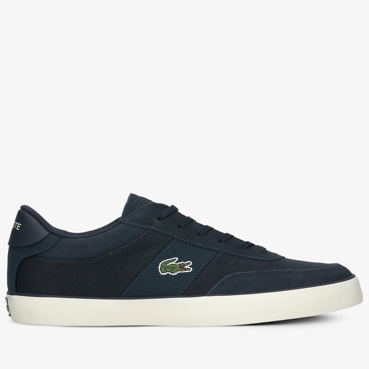 Męskie sneakersy (buty) LACOSTE COURT-MASTER 220 1 CMA 739cma0033j18 kolor granatowy