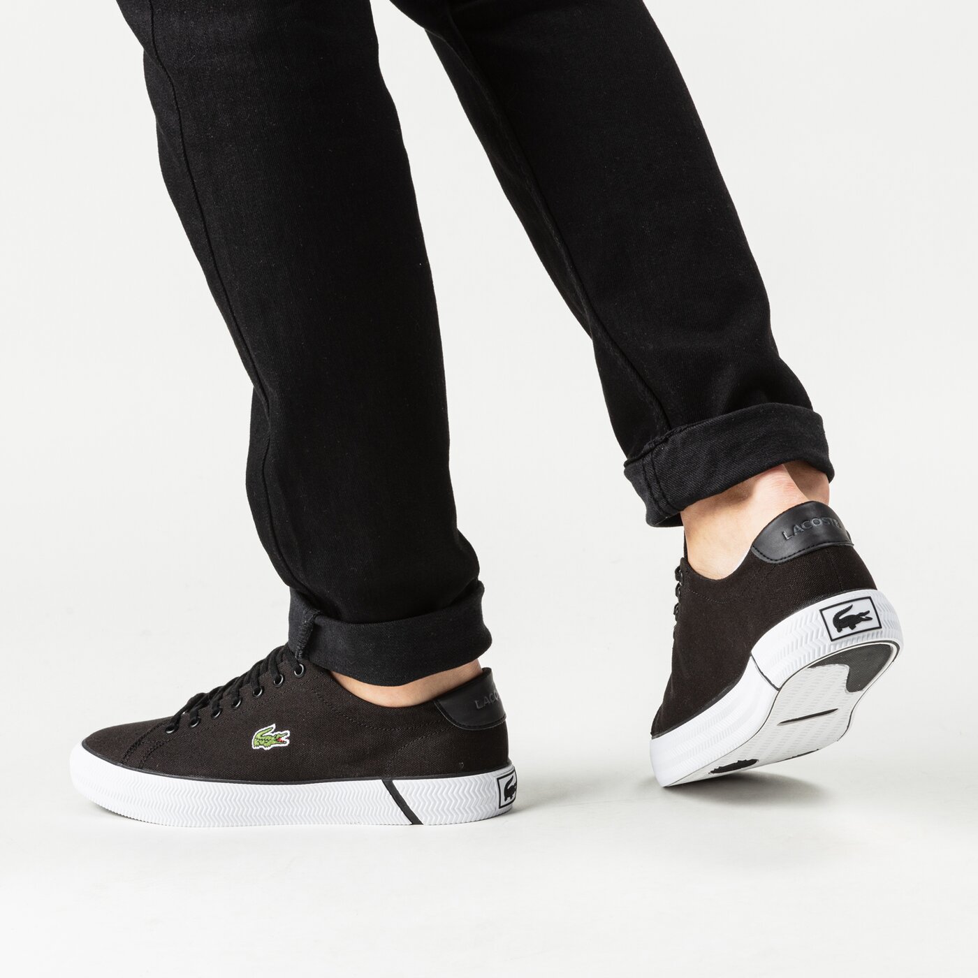 Męskie sneakersy (buty) LACOSTE GRIPSHOT BL21 2 CMA 741cma0022312 kolor czarny