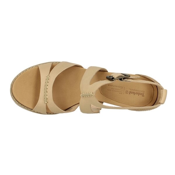 Damskie sandały TIMBERLAND EK STRATHAM SANDAL ANKLE STRAP 8066a kolor beżowy