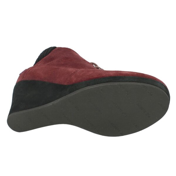 Damskie buty za kostkę LACOSTE LEREN 3 726srw0150fd8 kolor bordowy