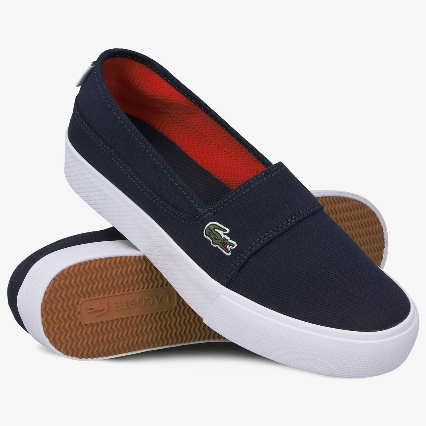 Damskie trampki LACOSTE MARICE PLUS GRAND 1201CFA 739cfa0026325 kolor granatowy