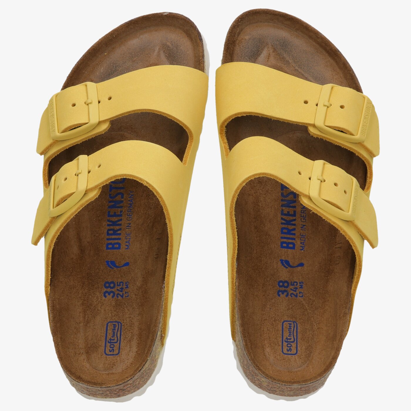 Damskie klapki BIRKENSTOCK ARIZONA BS 1021425 kolor żółty
