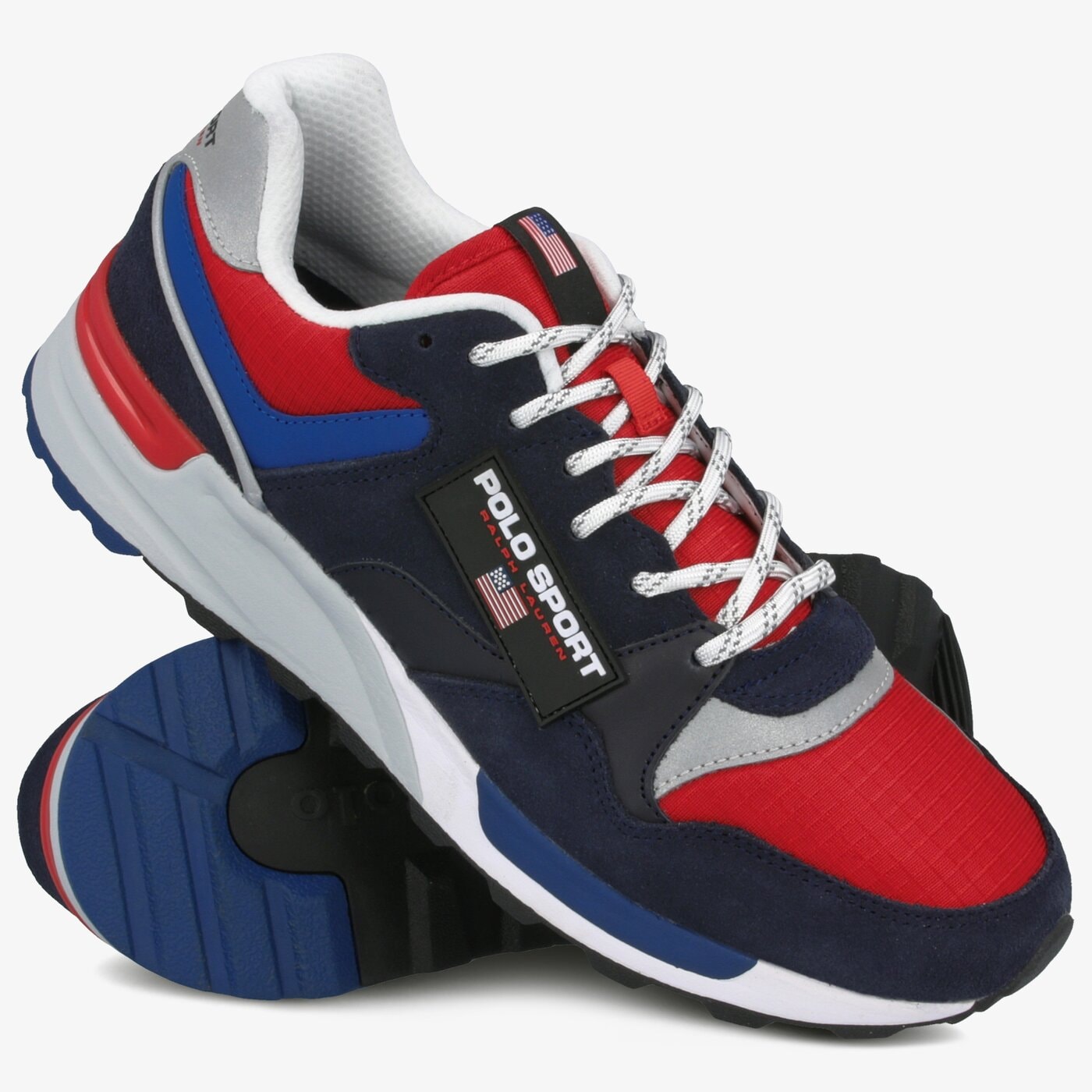 Męskie sneakersy (buty) POLO RL TRKSTR 100LE SNEAKERS ATHLETIC SHOE  809757276001 kolor granatowy