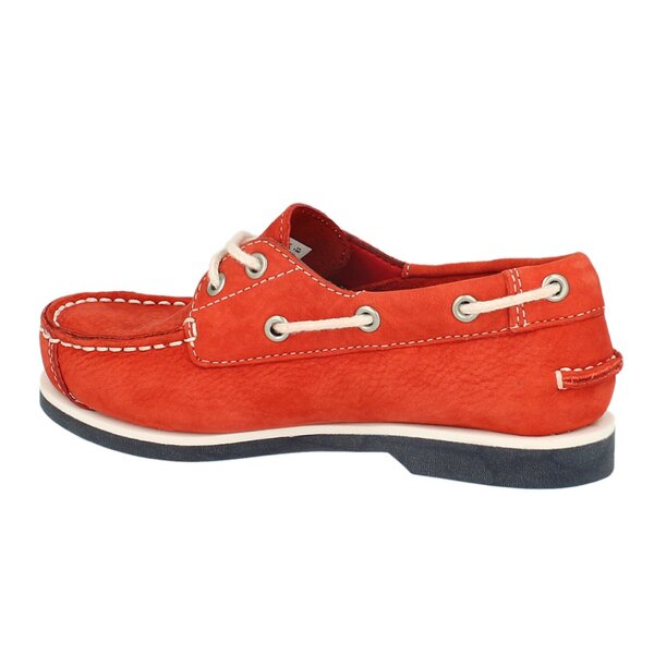 TIMBERLAND EK 2 EYE BOAT SHOE PEAKS ISLAND 6876r kolor czerwony