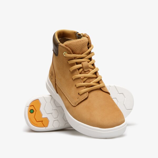 Dziecięce sneakersy (buty) TIMBERLAND SENECA BAY 6IN SIDE ZIP tb0a2m1w2311 kolor żółty