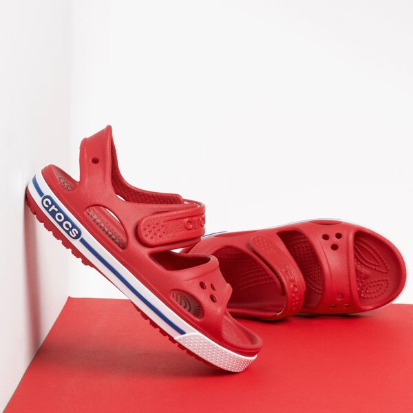 Dziecięce sandały / klapki CROCS CROCBAND II SANDAL PS 148546oek kolor czerwony